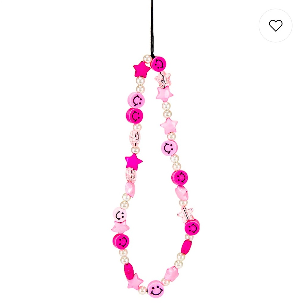 Beaded Phone Strap in Pink
petit moments